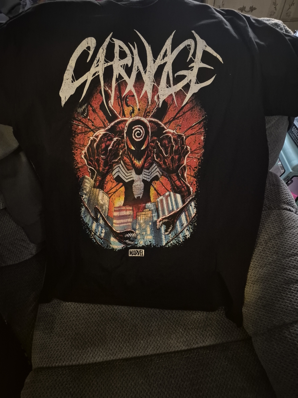 Marvel Carnage 2X Oversized T-Shirt
